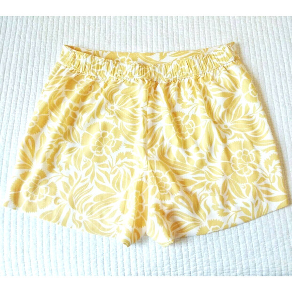 New Loft Size Small Yellow Floral Shorts S NWT - Picture 2 of 2